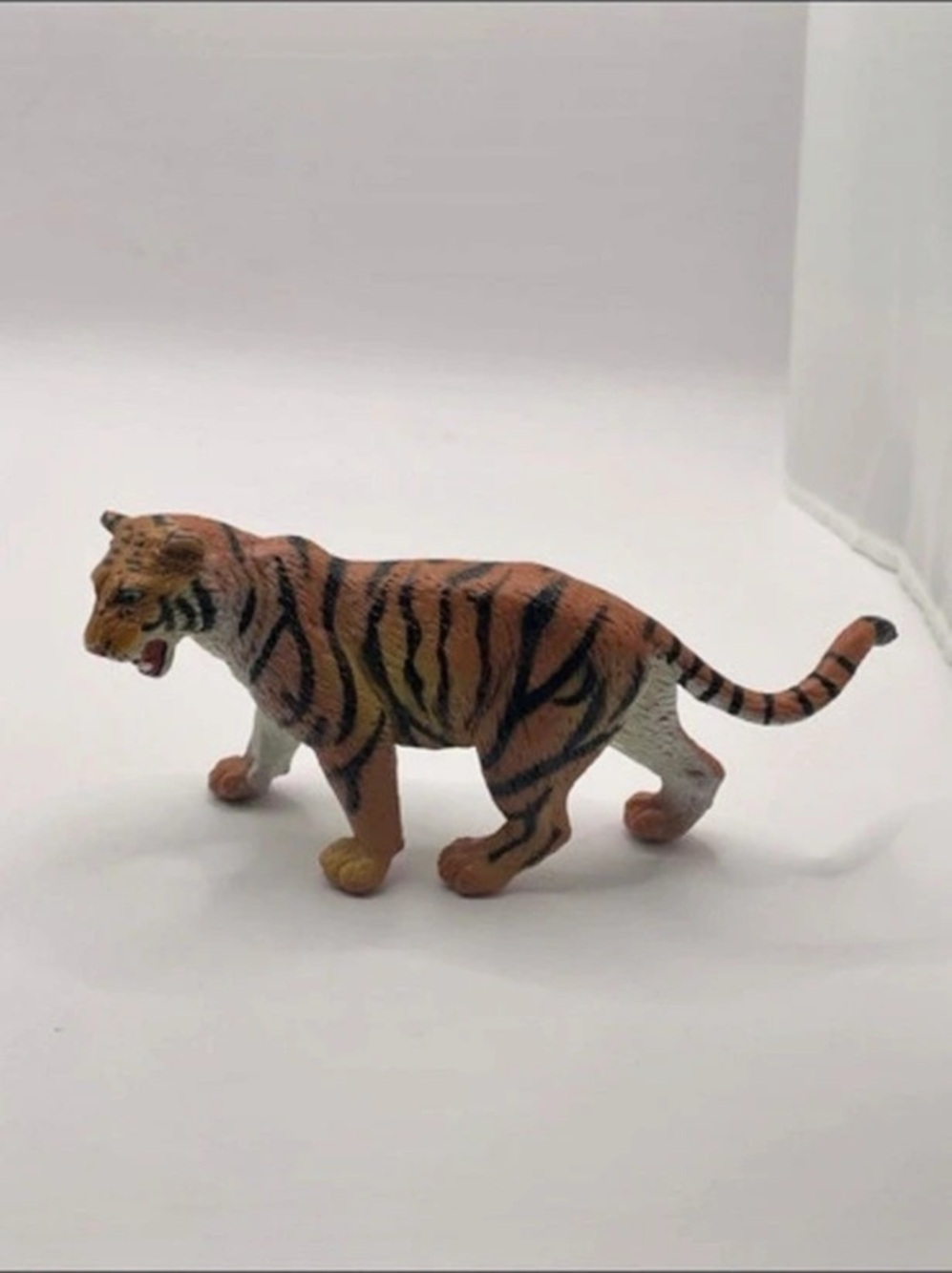 Safari Tiger Figurine Orange & Black
